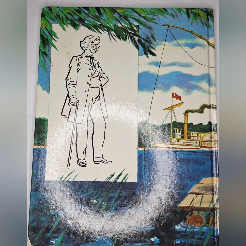 THE ADVENTURES OF HUCKLEBERRY FINN 1960 VINTAGE LARGE HARDCOVER BOOK ILLUSTRATED - Picture 2 of 5